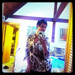 Leopard print blouse